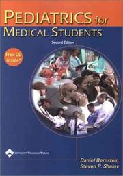 Cover of Pediatrics for medical students by Daniel Bernstein