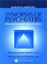 Front cover of Kaplan and Sadock's Synopsis of Psychiatry by Benjamin J. Sadock