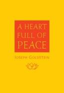 Front cover of A heart full of peace by Goldstein, Joseph