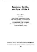 Front cover of Cuadernos de ética, estética y religión 1 by Griselda Barale