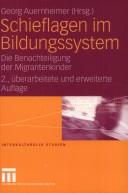 Front cover of Schieflagen im Bildungssystem by Georg Auernheimer