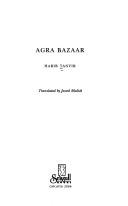 Cover of Agra Bazaar by Habība Tanavīra