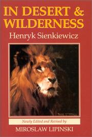 Cover of W pustyni i w puszczy by Henryk Sienkiewicz