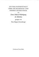 Front cover of Ein Philosophenstreit über die Erziehung und andere Gegenstände, aus Denis Diderots Widerlegung des Helvetius by Hans Magnus Enzensberger