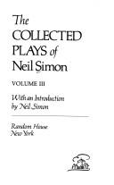 Front cover of The collected plays of Neil Simon, volume II by Neil Simon