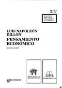 Front cover of Pensamiento económico by Luis Napoleón Dillon