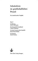 Front cover of Schulreform im gesellschaftlichen Prozess by Saul B. Robinsohn