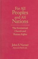 Front cover of For all peoples and all nations by John Nurser