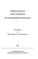 Cover of Wissenschaft und Existenz by Dieter Bremer