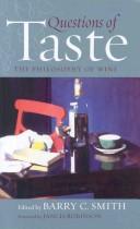 Front cover of Questions of taste by Barry C. Smith