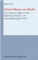 Front cover of Christi Wesen am Markt by Klaus Kohl