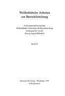 Front cover of Religion und Religiosität im Zeitalter des Barock by Barbara Becker-Cantarino