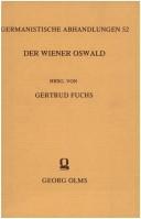 Cover of Der Wiener Oswald by Gertrud Fuchs