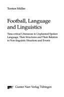 Front cover of Football, language and linguistics by Torsten Müller