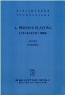 Front cover of Saturarum liber by Aulus Persius Flaccus