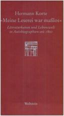 Front cover of Meine Leserei war masslos by Korte, Hermann.