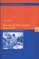 Front cover of Chemie im bilingualen Unterricht by Andreas Bonnet