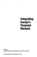 Front cover of Integrating Europe's financial markets by Jörg Decressin