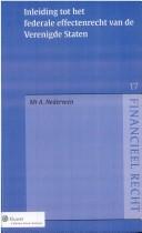 Front cover of Inleiding tot het federale effectenrecht van de Verenigde Staten by A. Nederveen