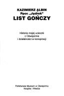 Cover of List gończy by Kazimierz Albin