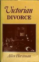 Cover of Victorian divorce by Allen Horstman