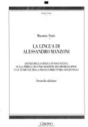 Cover of La lingua di Alessandro Manzoni by Maurizio Vitale