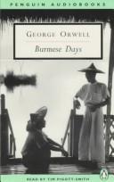 Cover of Burmese Days by George Orwell
