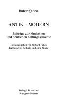 Cover of Antik, Modern by Hubert Cancik