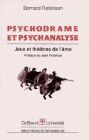 Cover of Psychodrame et psychanalyse by B. W. Robinson