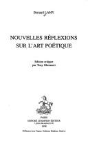 Front cover of Nouvelles réflexions sur l'art poëtique by Bernard Lamy