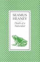 Front cover of Death of a naturalist by Seamus Heaney