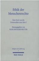 Front cover of Ethik der Menschenrechte by Hans-Richard Reuter