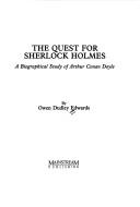 Front cover of The quest for Sherlock Holmes by Owen Dudley Edwards