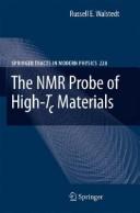 Front cover of The NMR probe of high-Tc materials by R. E. Walstedt