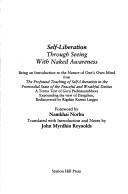 Cover of Self-liberation through seeing with naked awareness by Karma-gliṅ-pa