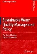 Front cover of Sustainable water quality management policy by C. Pharino