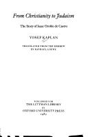 Front cover of From Christianity to Judaism by Yosef Kaplan