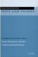 Front cover of Kants Realismus und der Aussenweltskeptizismus by Vanderlei de Oliveira Farias