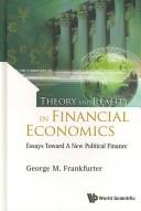 Cover of Theory and reality in financial economics by George M. Frankfurter