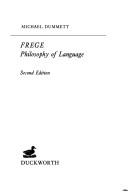 Cover of Frege by Michael A. E. Dummett