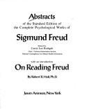 Front cover of The standard edition of the complete psychological works of Sigmund Freud by Sigmund Freud