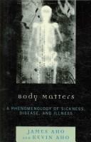 Front cover of Body matters by James Alfred Aho