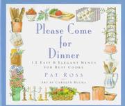 Cover of Please come for dinner by Pat Ross