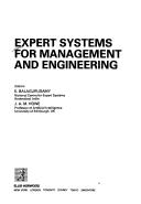 Cover of Expert Systems for Management and Engineering by E. Balagurusamy