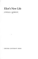 Cover of Eliot's new life by Lyndall Gordon