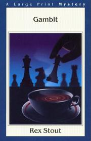Cover of Gambit by Rex Stout