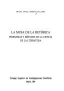 Front cover of La musa de la retórica by Miguel Ángel Garrido Gallardo