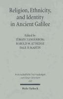 Front cover of Religion, ethnicity, and identity in ancient Galilee by Jürgen Zangenberg