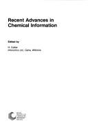 Front cover of Recent Advances in Chemical Information (Special Publication (Royal Society of Chemistry (Great Britain))) by H. Collier