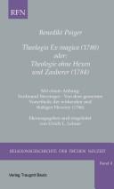 Front cover of Theologia ex-magica (1780), oder, Theologie ohne Hexen und Zauberer (1784) by Benedictus Poiger